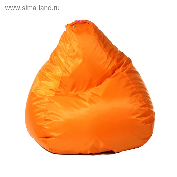 Кресло-мешок Малыш, диаметр 70 см, высота 80 см, цвет оранжевый