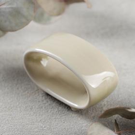 

Кольцо для салфеток «Акварель», цвет бежевый