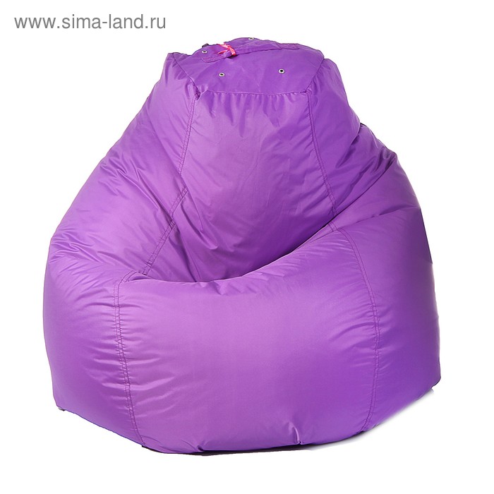Кресло-мешок пятигранное, d82/h110, цвет фиолетовый