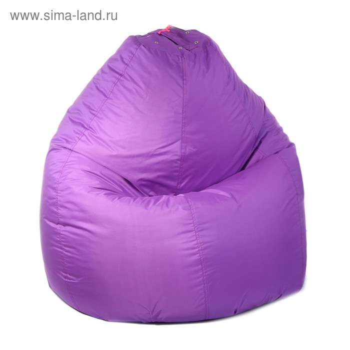 Кресло-мешок универсальное, d90/h120, цвет фиолетовый