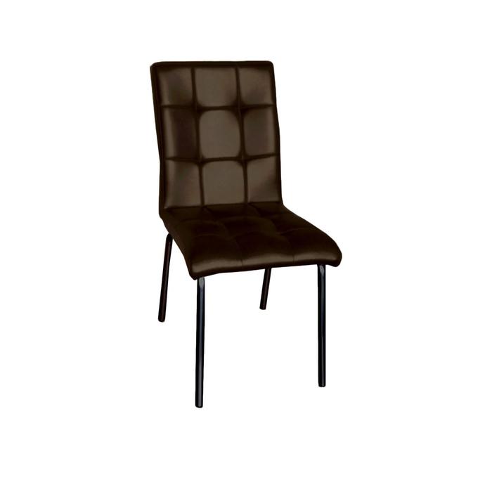 Стул «Марсель», цвет ножек чёрный, цвет вставки коричневый стул марсель цвет ножек бежевый цвет вставки коричневый
