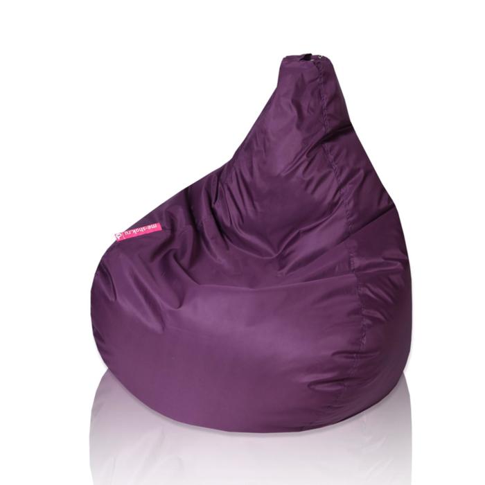 Кресло-мешок Капля, d85/h130, цвет фиолетовый
