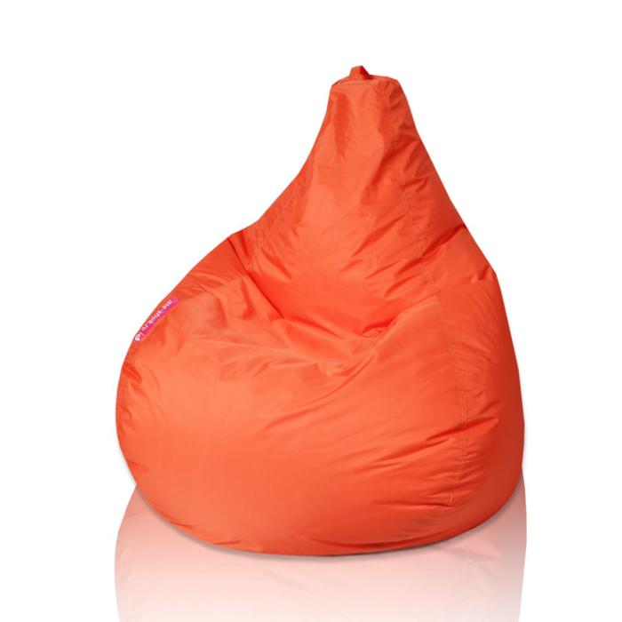 Кресло-мешок Капля, S, d85/h130, цвет оранжевый