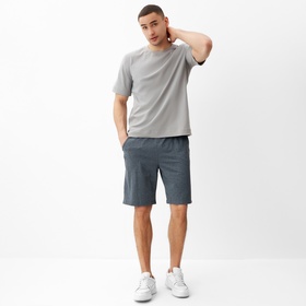 

Шорты мужские MINAKU: Casual collection MAN цвет графит меланж, р-р 56