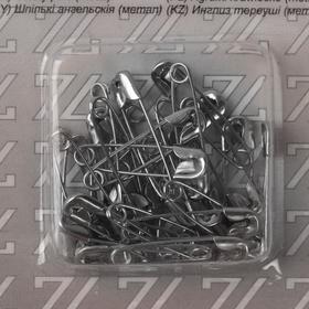 

Булавки английские 19 мм, 25 шт, цвет никель