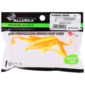 

Приманка съедобная Allvega Power Swim 5 см, 1 г, gold fish 8 шт.