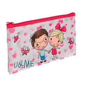 

Пенал мягкий, 1 отделение, плоский, 105 х 195 мм, «Оникс», ПМП 01-20, «Ты и я»