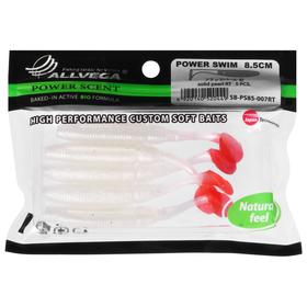 

Приманка съедобная Allvega Power Swim 8,5 см, 5,5 г, solid pearl RT 5 шт.