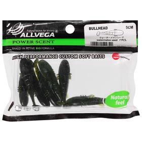 

Приманка съедобная Allvega Bullhead 5 см, 2,3 г, watermelon seed 7 шт.