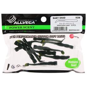 

Приманка съедобная Allvega Baby Shad 5 см, 0,97 г, watermelon seed 10 шт.