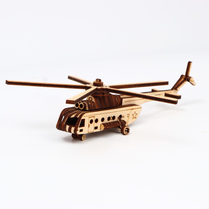 cборная модель вертолёт 50 деталей Cборная модель «Вертолёт» 50 деталей