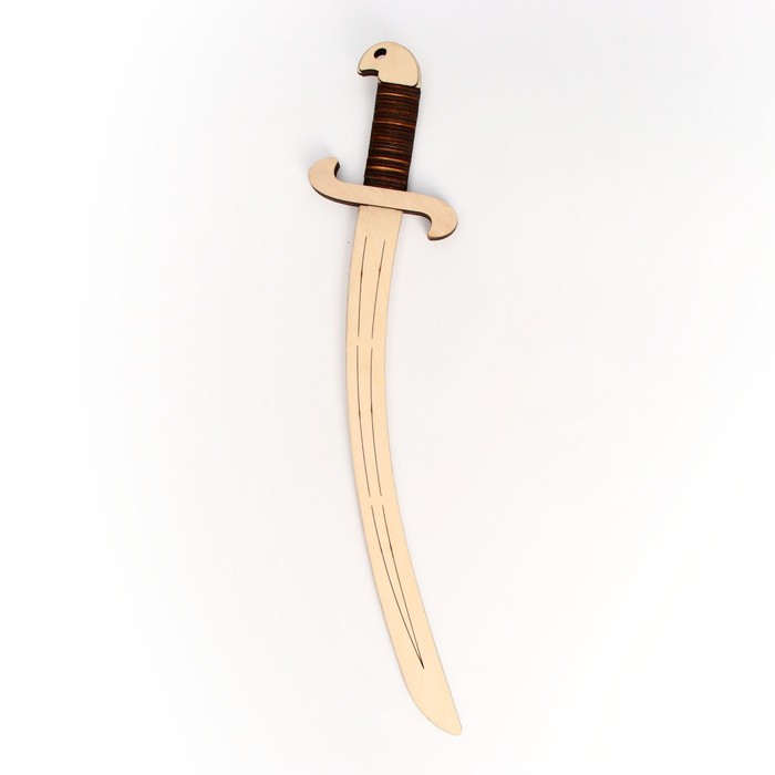 Деревянное оружие «Сабля» детское деревянное оружие меч 53 × 10 × 1 5 см