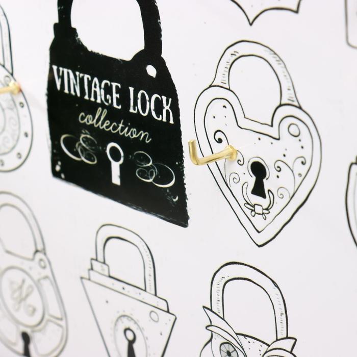 

Ключница открытая "Vintage lock" 27х22 см