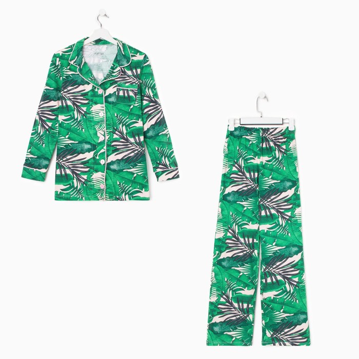 цена Пижама женская (рубашка и брюки) KAFTAN Tropic р. 40-42