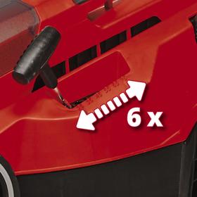 

Газонокосилка Einhell PXC GE-CM36/37Li, 18 В, Li-Ion, 2х3 Ач, 3400 об/мин, скос 37 см