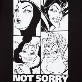 

Футболка "Not Sorry" Злодейки, черный