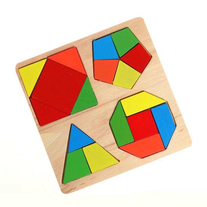 Деревянная игрушка «Рамка-вкладыш» 17,5×18×0,5 см