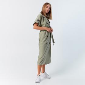 

Платье женское двубортное MIST, р. 48-50, хаки