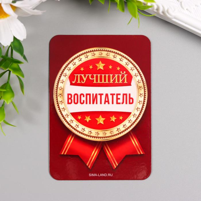 

Магнит винил "Воспитатель" 7х10 см