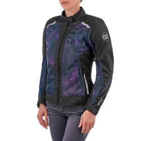 Куртка женская MOTEQ Destiny,текстиль, размер L, цвет черный/фиолетовый Ош