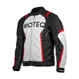 Куртка мужская MOTEQ Spike, текстиль, размер S, цвет черный/белый Ош