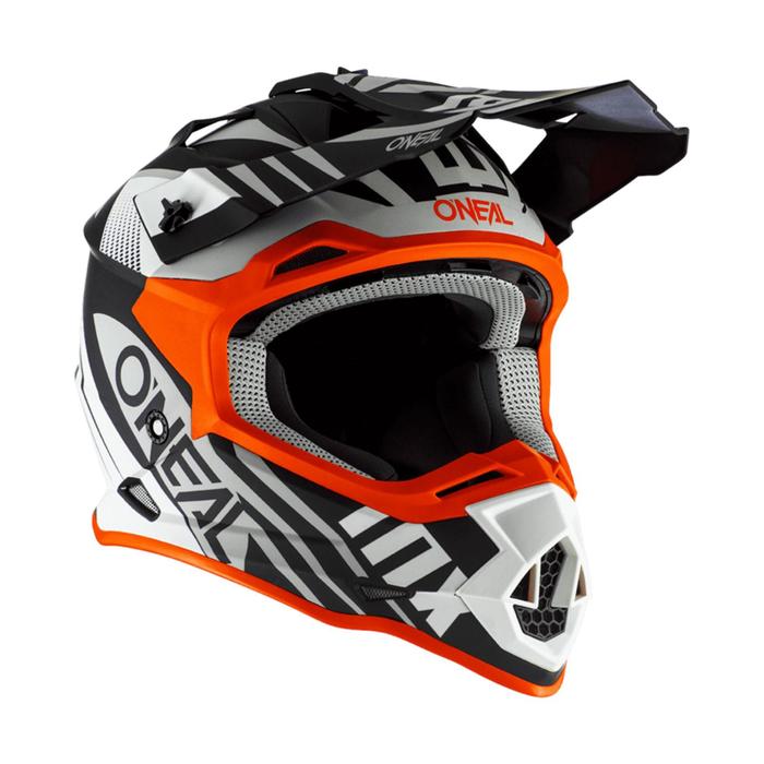 Шлем кроссовый O’NEAL 2Series SPYDE 2.0, размер S, чёрный, белый цена и фото