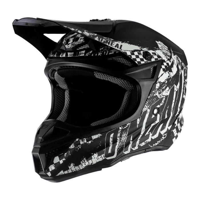 Шлем кроссовый O’NEAL 5Series RIDER, размер M, чёрный, белый цена и фото