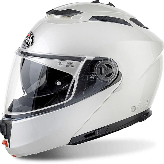 Шлем модуляр Airoh Phantom S, глянец, размер S, белый шлем модуляр rev 19 матовый размер m чёрный