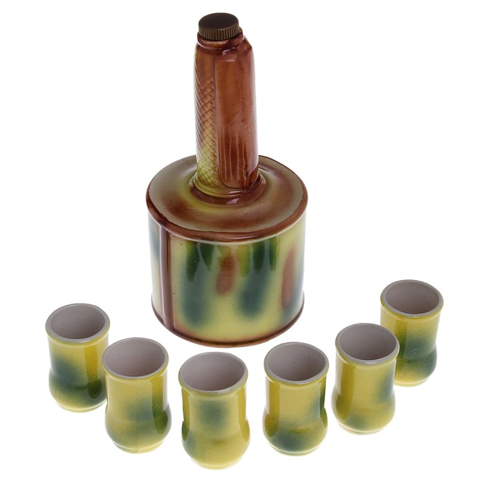 Штоф с рюмками "Граната" 7 предметов, 1 л