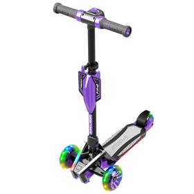 

Самокат Small Rider Premium Pro 3 со светящимися колёсами, цвет фиолетовый