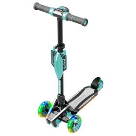 

Самокат Small Rider Premium Pro 3 со светящимися колёсами, цвет аква