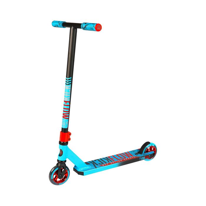 фото Трюковый самокат mgp kick flow scooter, цвет черно-синий mgp (madd gear)