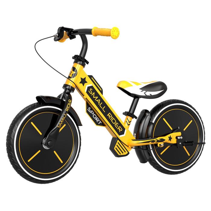 фото Беговел 12' small rider roadster sportт air, цвет желтый, 2021