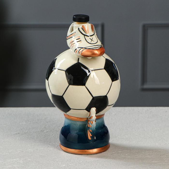 Штоф с рюмками "Мяч" 7 предметов, 1 л, микс