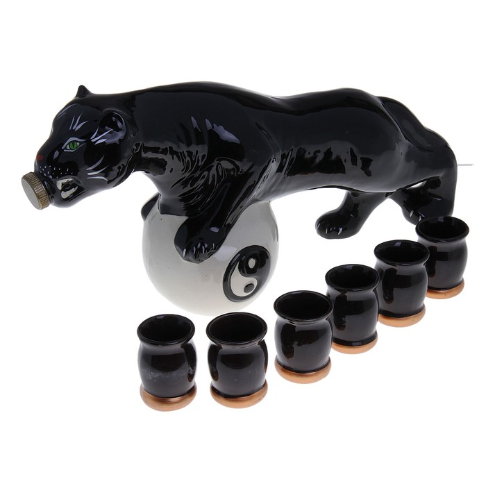 Штоф с рюмками "Пума" 7 предметов, 1 л