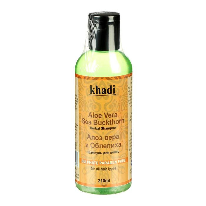 

Шампунь Khadi алоэ вера и облепиха, 210 мл