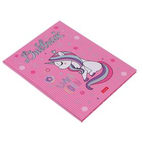 

Дневник универсальный для 1-11 классов "Единорог принцесса", твёрдая обложка,матовая ламинация, 3D фольга, 40 листов