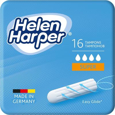Тампоны безаппликаторные Helen Harper, Super, 16 шт-