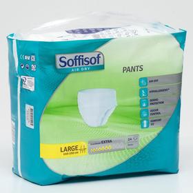 

Soffisof Подгузники для взрослых AIR DRY PANTS EXTRA, размер L, 14 шт