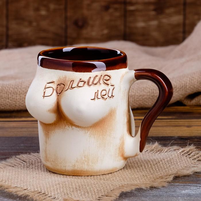 Кружка для пива "Женская фигура", микс, 0,5 л