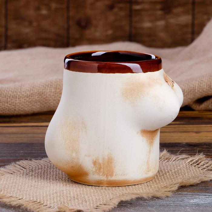 Кружка для пива "Женская фигура", микс, 0,5 л