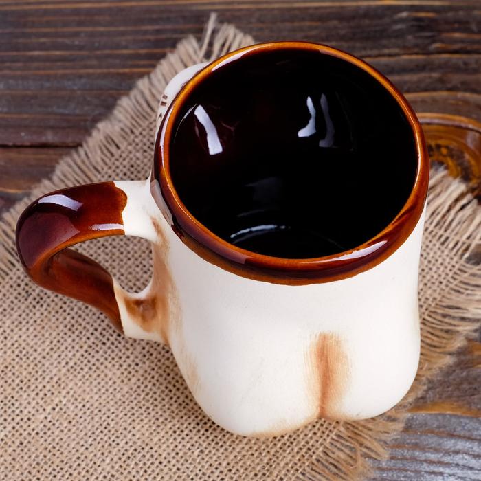 Кружка для пива "Женская фигура", микс, 0,5 л