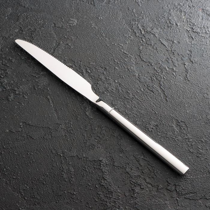 Нож столовый из нержавеющей стали Magistro Line, длина 23 см, цвет серебряный