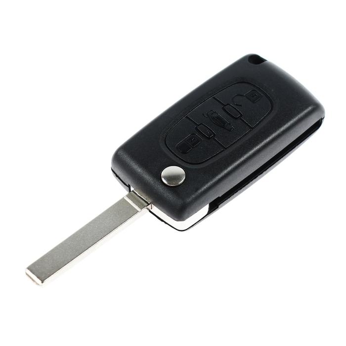 Корпус ключа, откидной, Peugeot / Citroen xnrkey 3 кнопочный пульт дистанционного автомобильного ключа для peugeot 207 208 307 308 408 partner citroen hu83 va2 blade ce0536 чехол для ключа