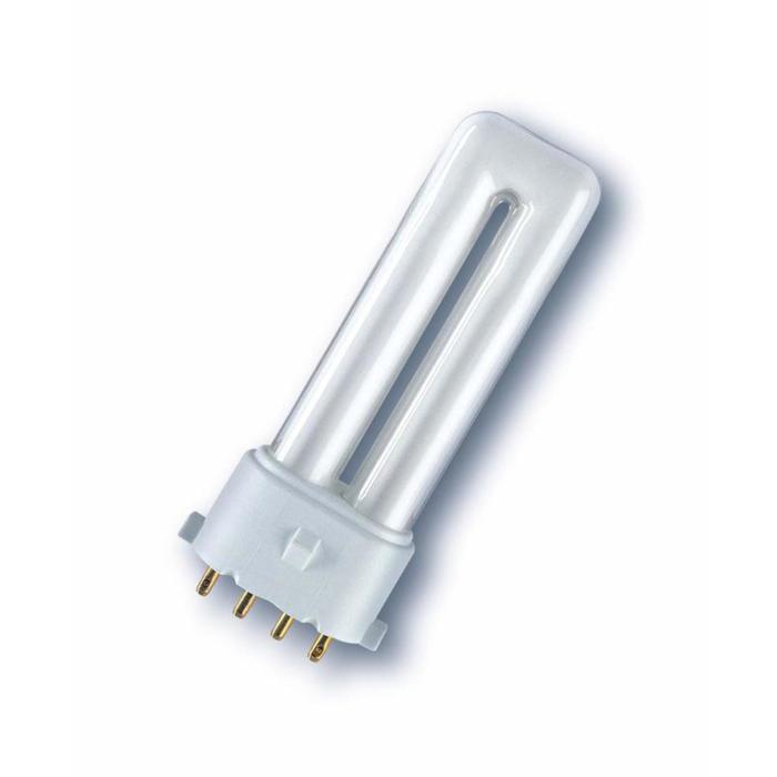 Лампа люминесцентная OSRAM DULUX S/E, 2G7, 11 Вт, 2700 К, 900 Лм