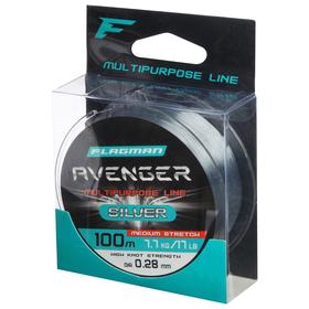 

Леска Flagman Avenger Silver Line 0,28 мм, 100 м