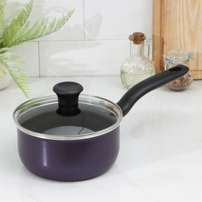 Кастрюля Cook Right Cаs, 2 л, антипригарное покрытие, цвет фиолетовый - Фото 1