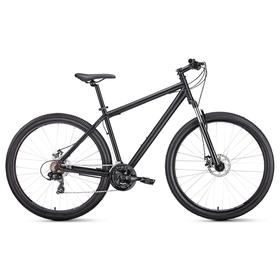 

Велосипед 29" Forward Sporting 2.1 disc, цвет черный матовый/черный, размер 21"