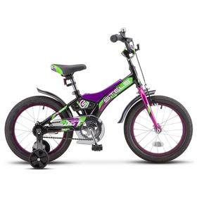 

Велосипед 14" Stels Jet, Z010, цвет чёрный/фиолетовый