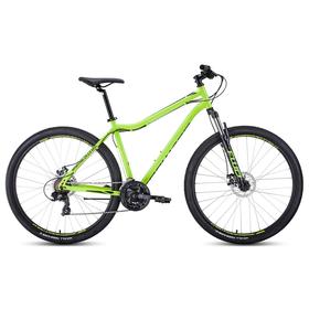 

Велосипед 29" Forward Sporting 2.2 disc, цвет ярко-зеленый/черный, размер 17"